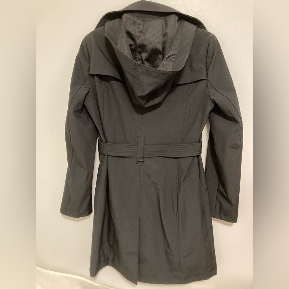 Calvin Klein Women's Black Trench Coat new without tags - Picture 3 of 6